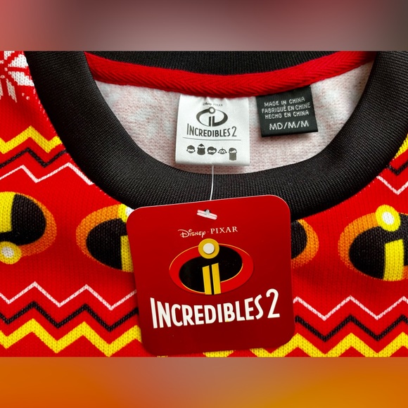 NWT Incredibles “Ugly” Christmas Sweater - Picture 4 of 8